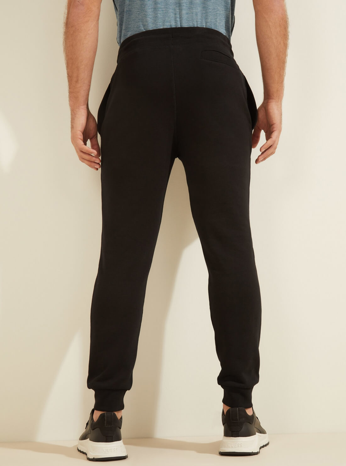 GUESS Black Aldwin Long Pants back view