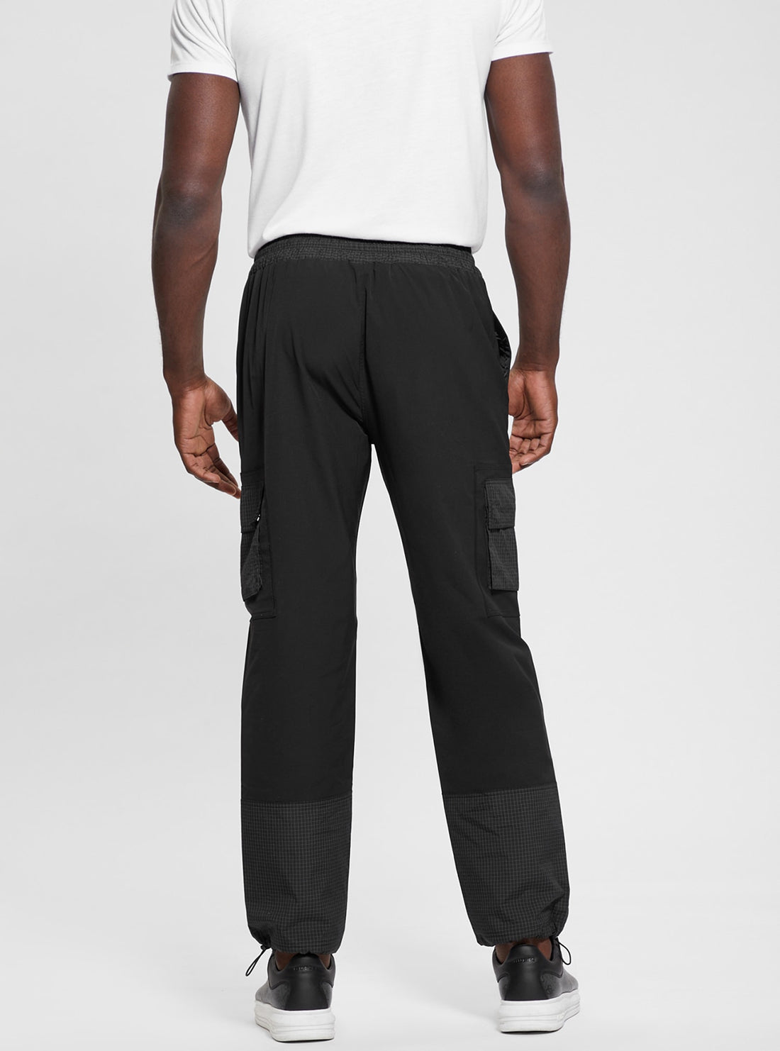 GUESS Black Zubin Active Pant back view