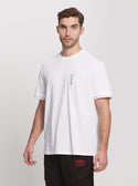 GUESS Eco White Zubin Active T-Shirt fron tview