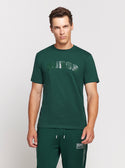 GUESS Green Gaston Short Sleeve T-Shirt front view