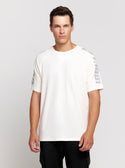 GUESS White Baloo Short Sleeves T-Shirt front view