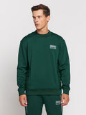 GUESS Green Gaston Crew Neck Jumper front view