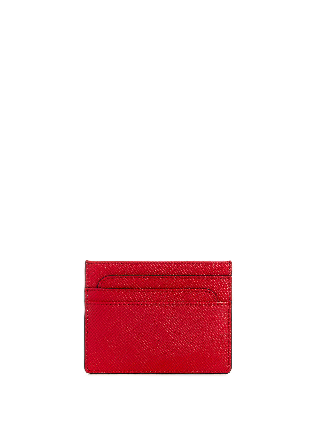 Red Laurel Card Holder | GUESS Women's Handbags | back view