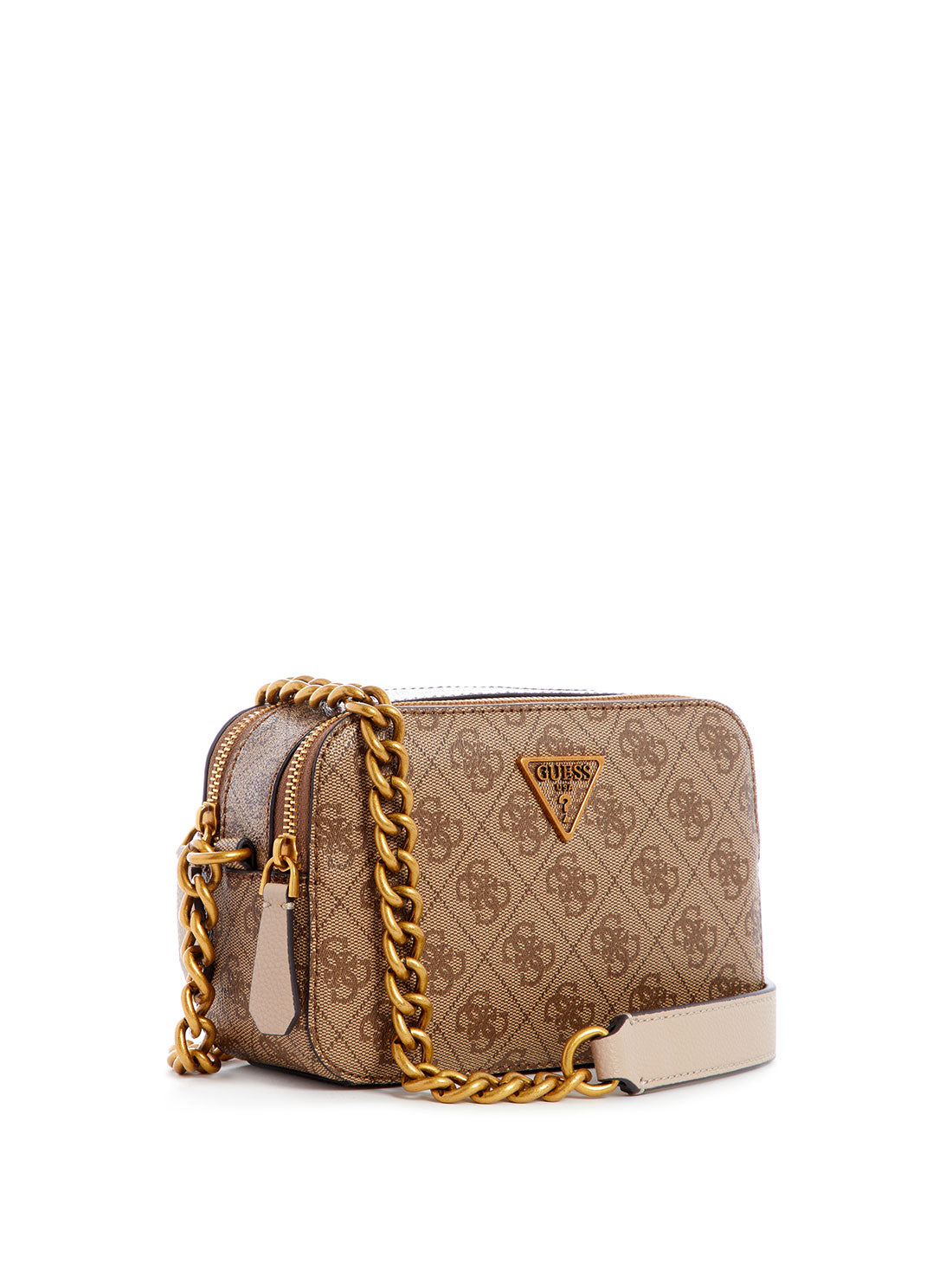 Beige Brown Noelle Crossbody Camera Bag