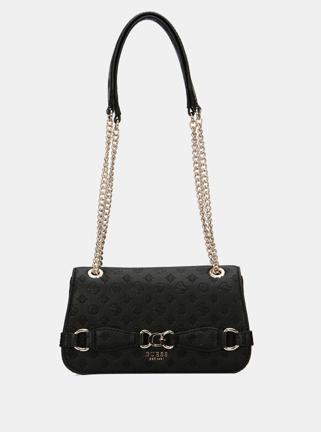 GUESS Black Arlena Crossbody Bag front view