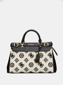 Black Logo Sestri Luxury Satchel Bag
