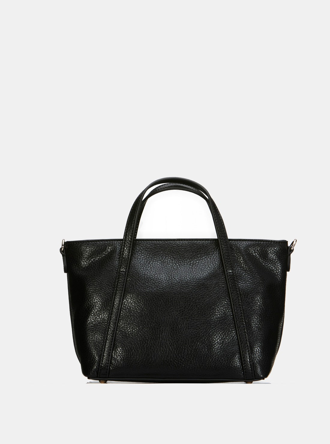 GUESS Black Levia Mini Satchel Bag back view