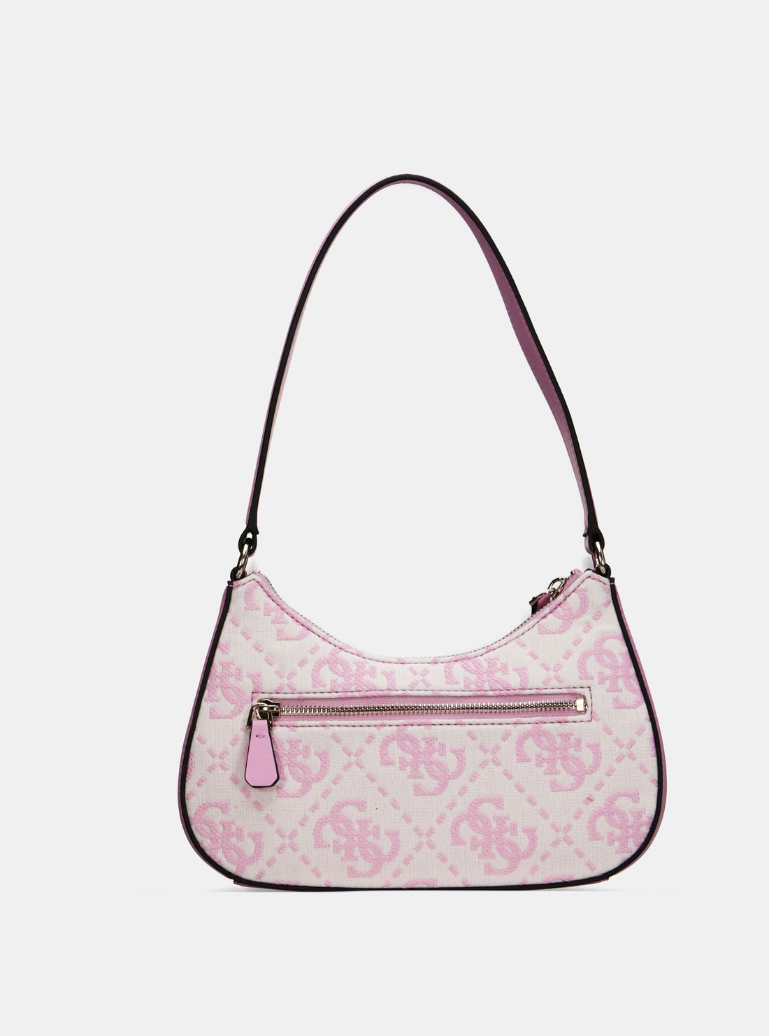 GUESS Pink Logo Ruma Mini Shoulder Bag back view