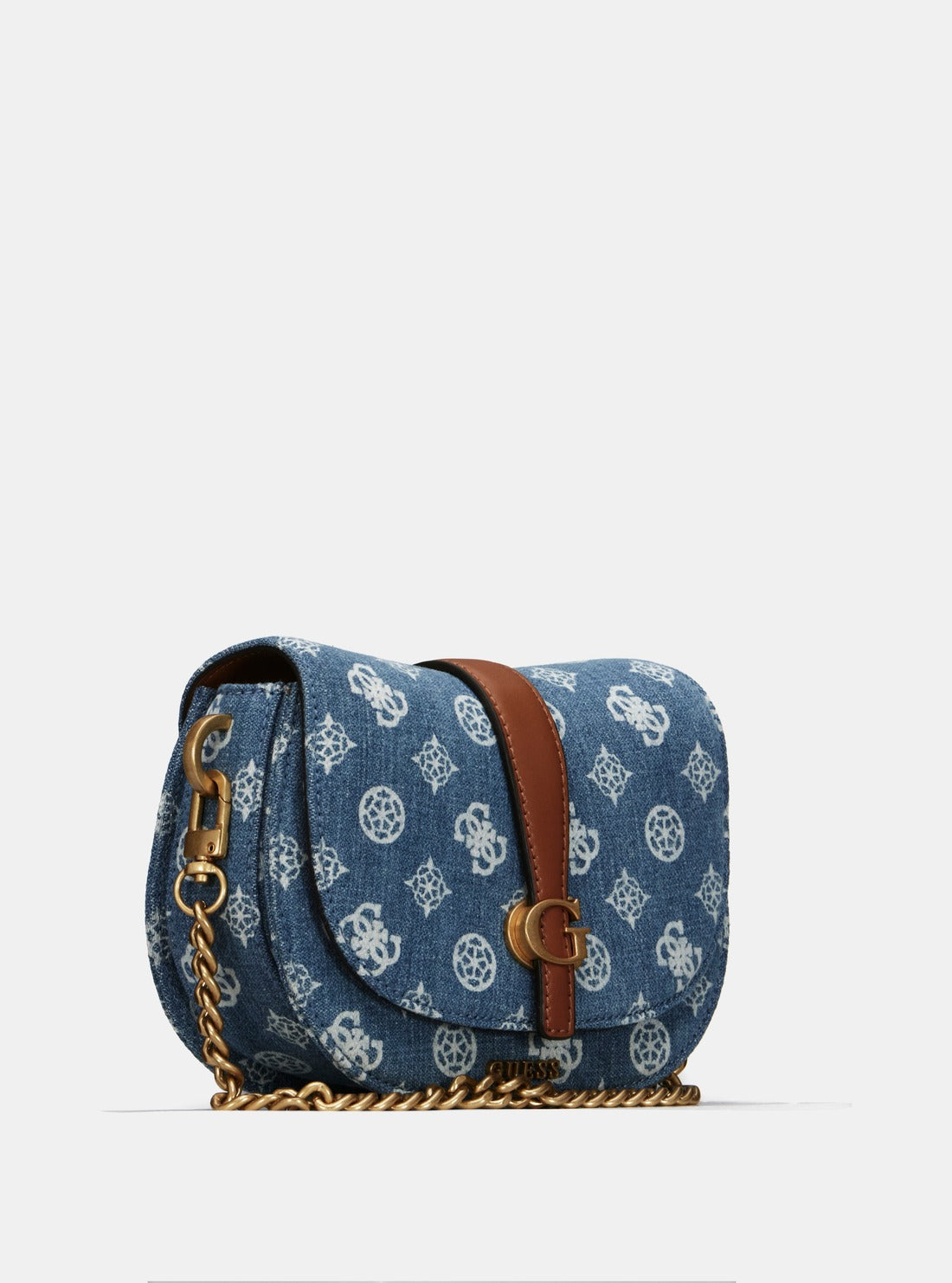 Denim Logo Kuba Mini Crossbody Bag