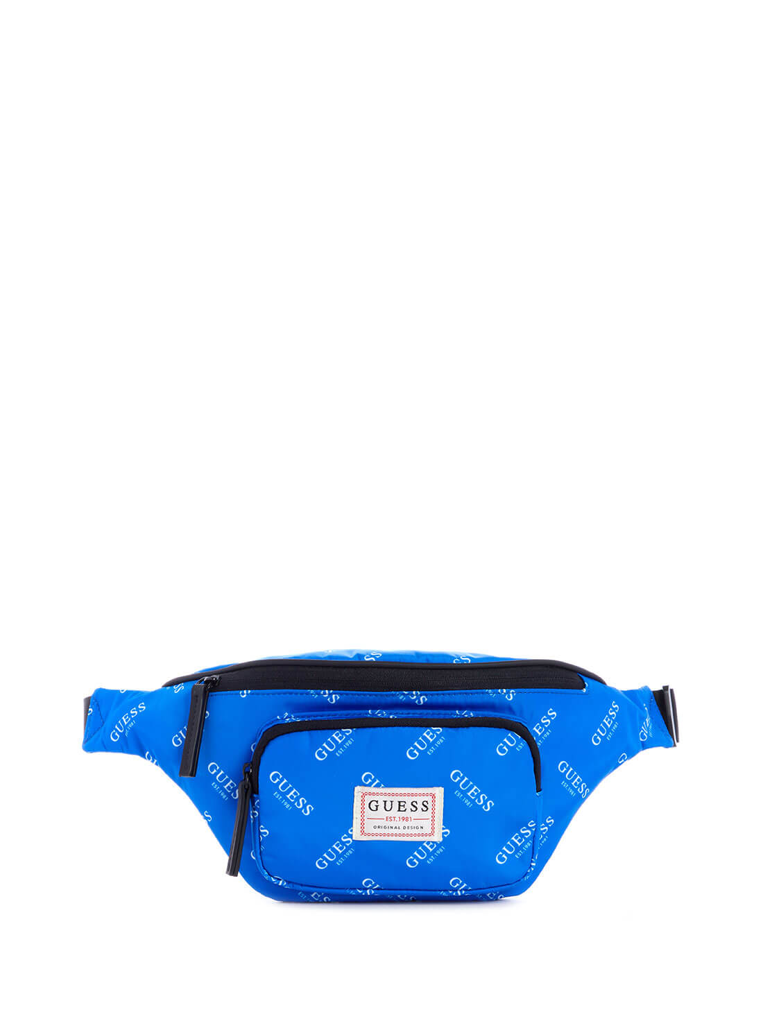 Blue Logo Originals Body Bag | GUESS Women's Handbags | front view