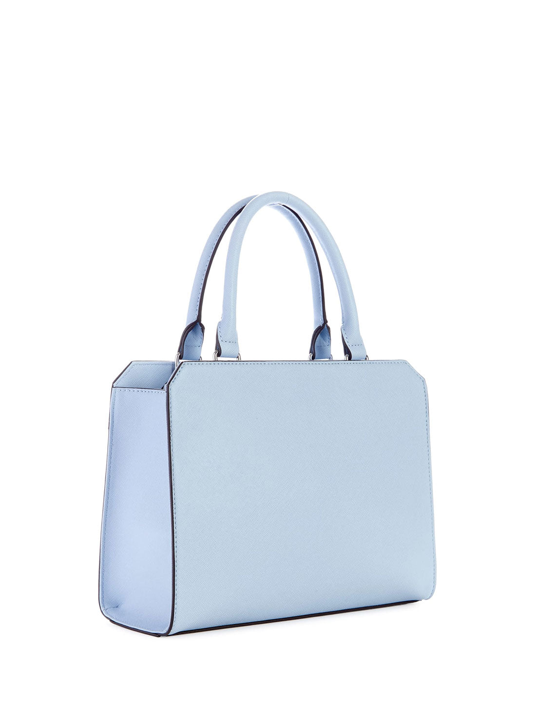 GUESS Blue Dory Satchel Bag side view