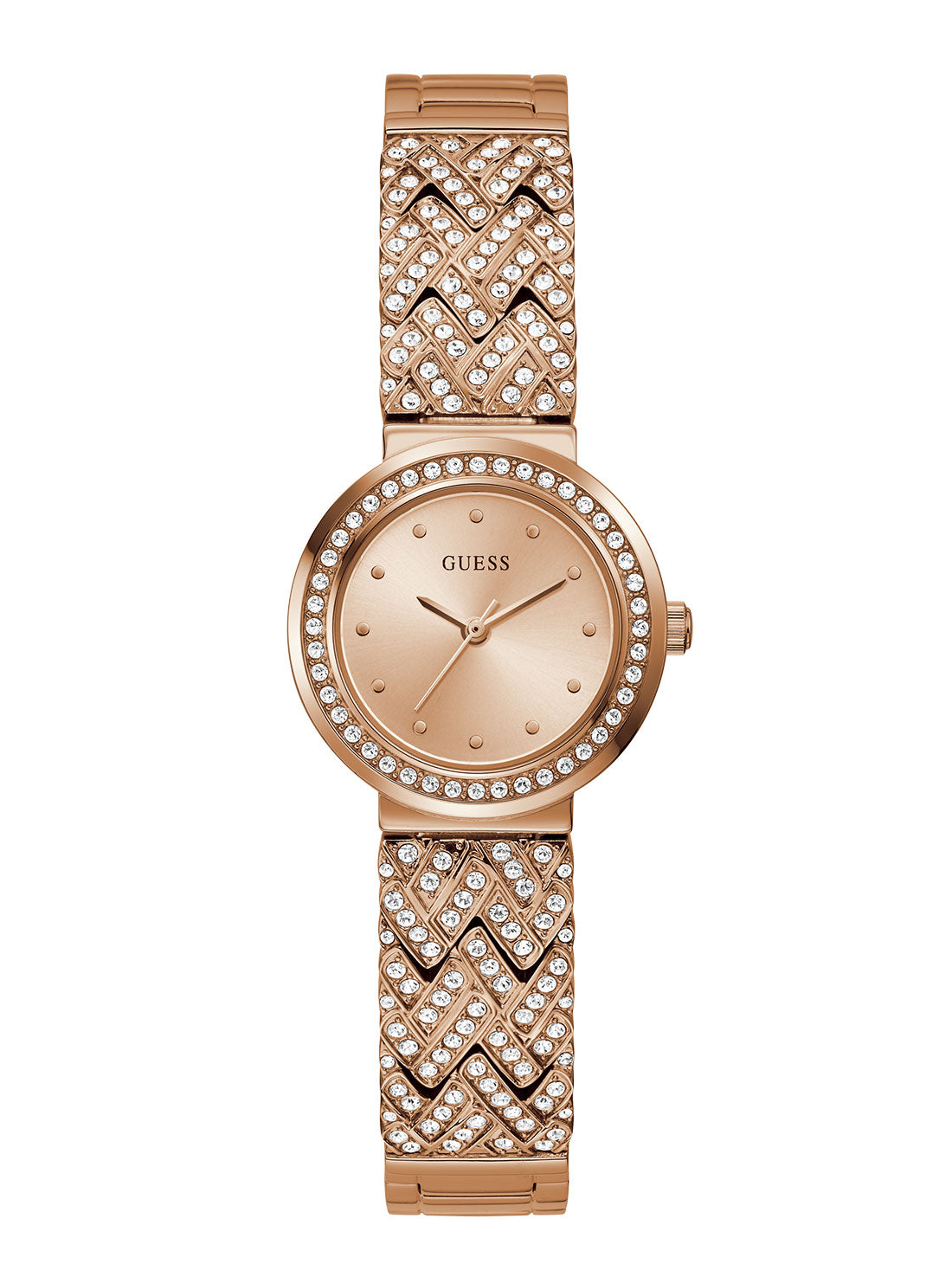 Rose Gold Treasure Crystal Watch