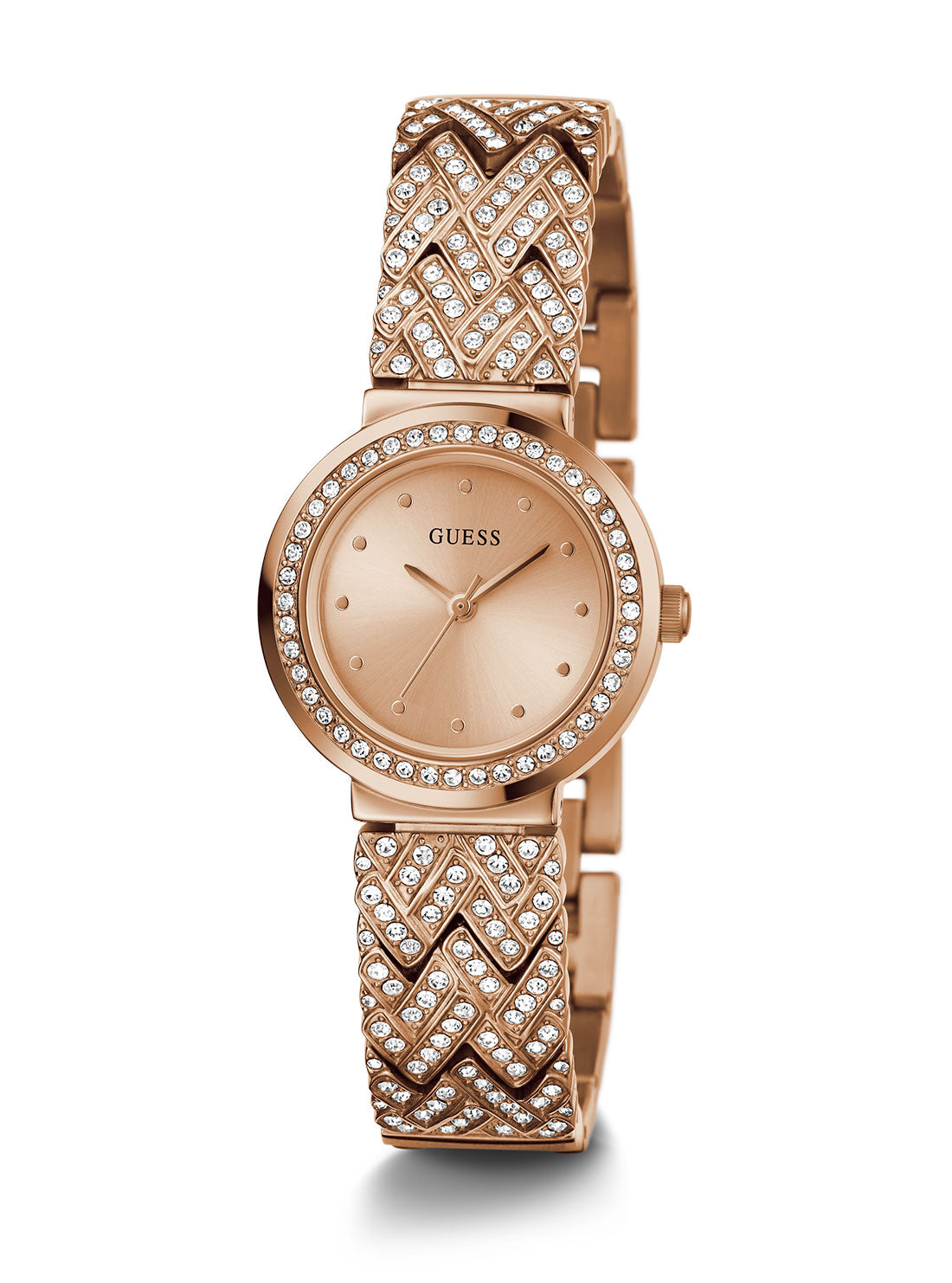 Rose Gold Treasure Crystal Watch