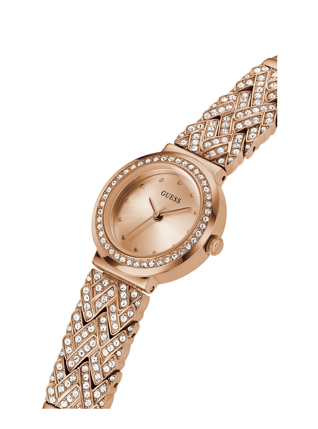 Rose Gold Treasure Crystal Watch