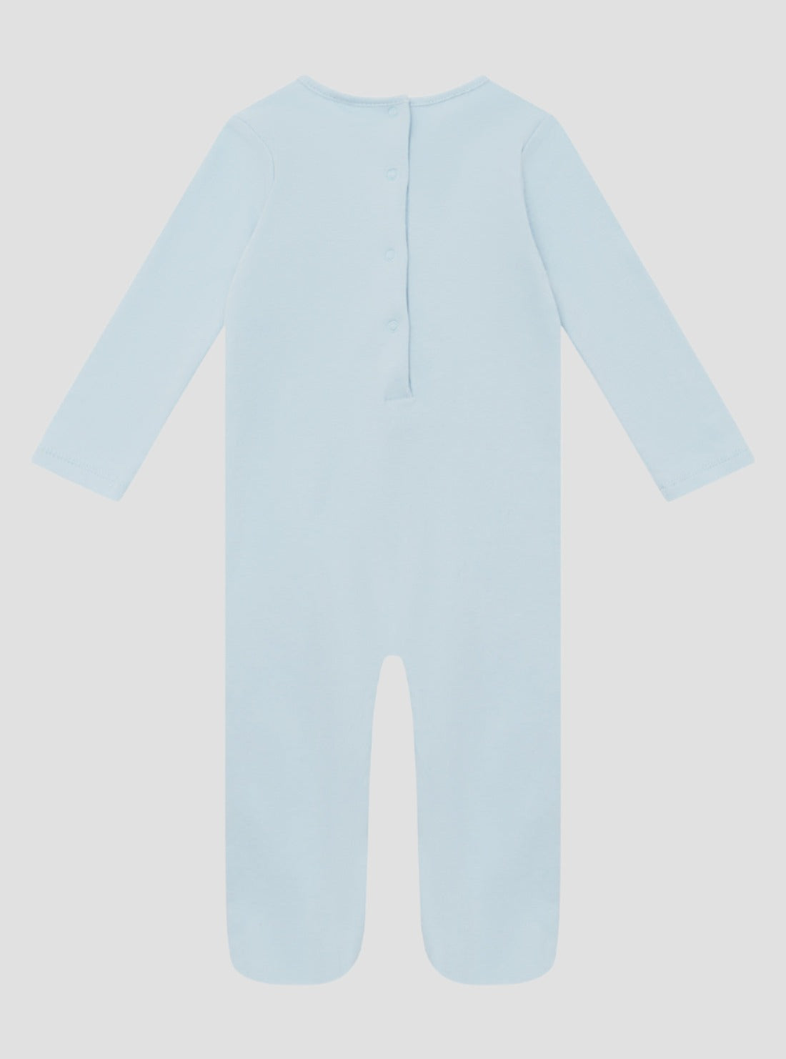 GUESS Baby Boy Blue Baby Bear Overall Onesie (0-12m) H2YW00KA6W3 Back View