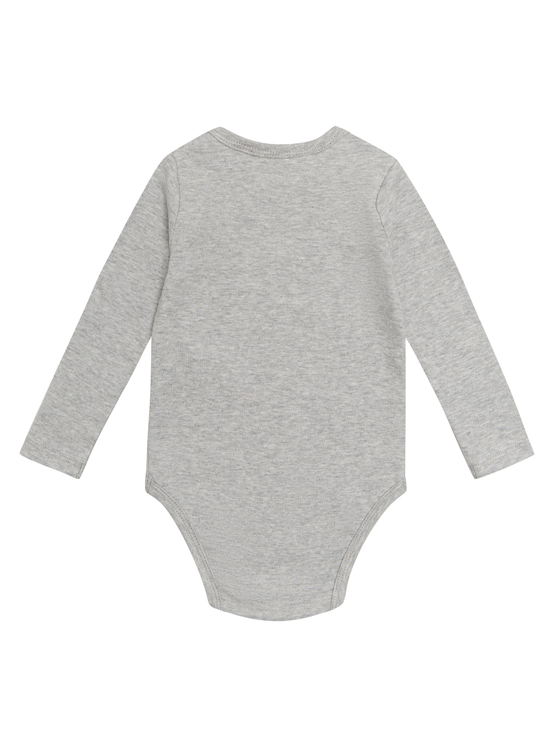 GUESS Baby Boy Grey Logo Bodysuit Top (0-12m) H2YW09K8ML0 Back View