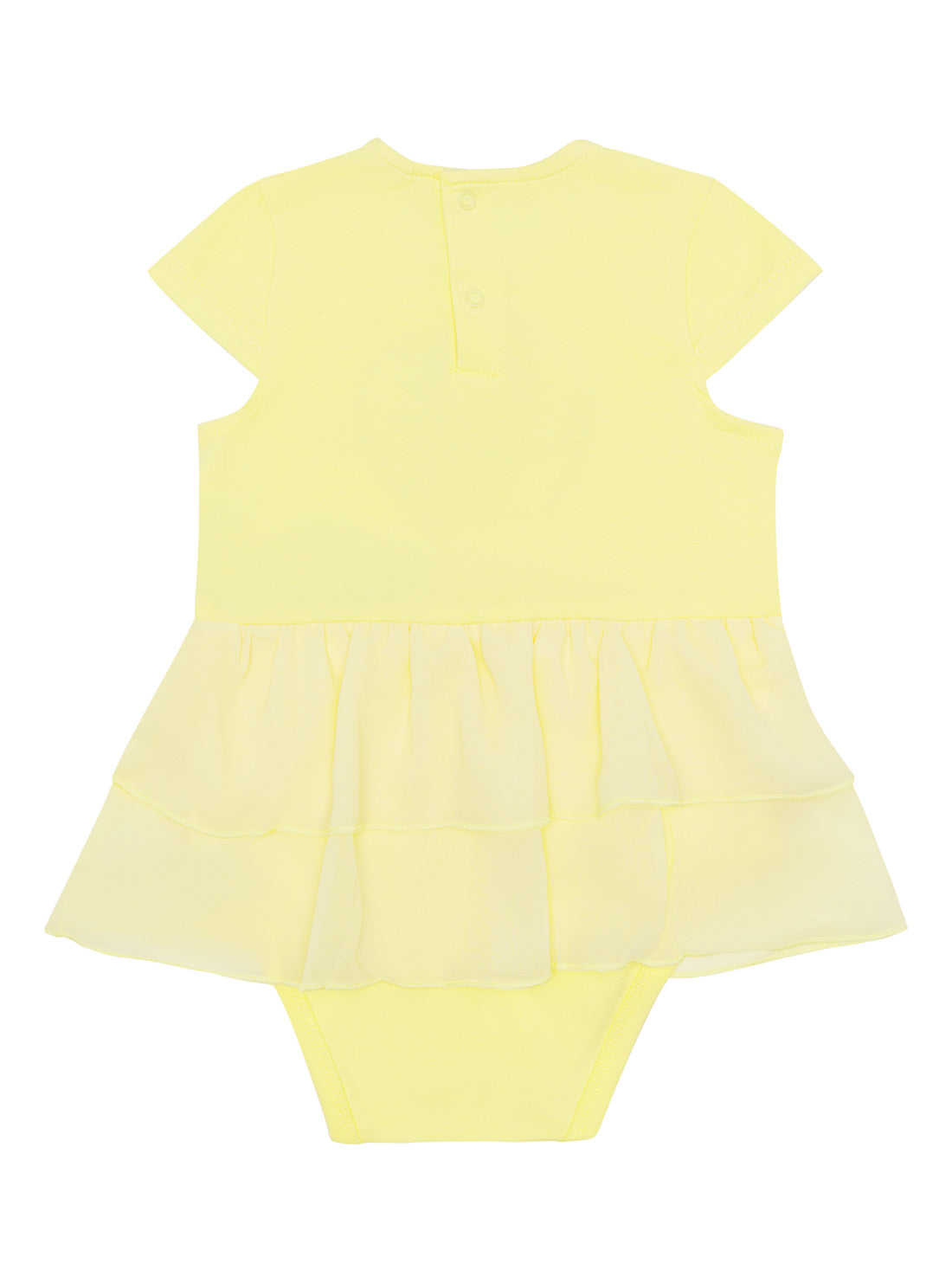 Yellow Logo Bodysuit Dress (0-12m)
