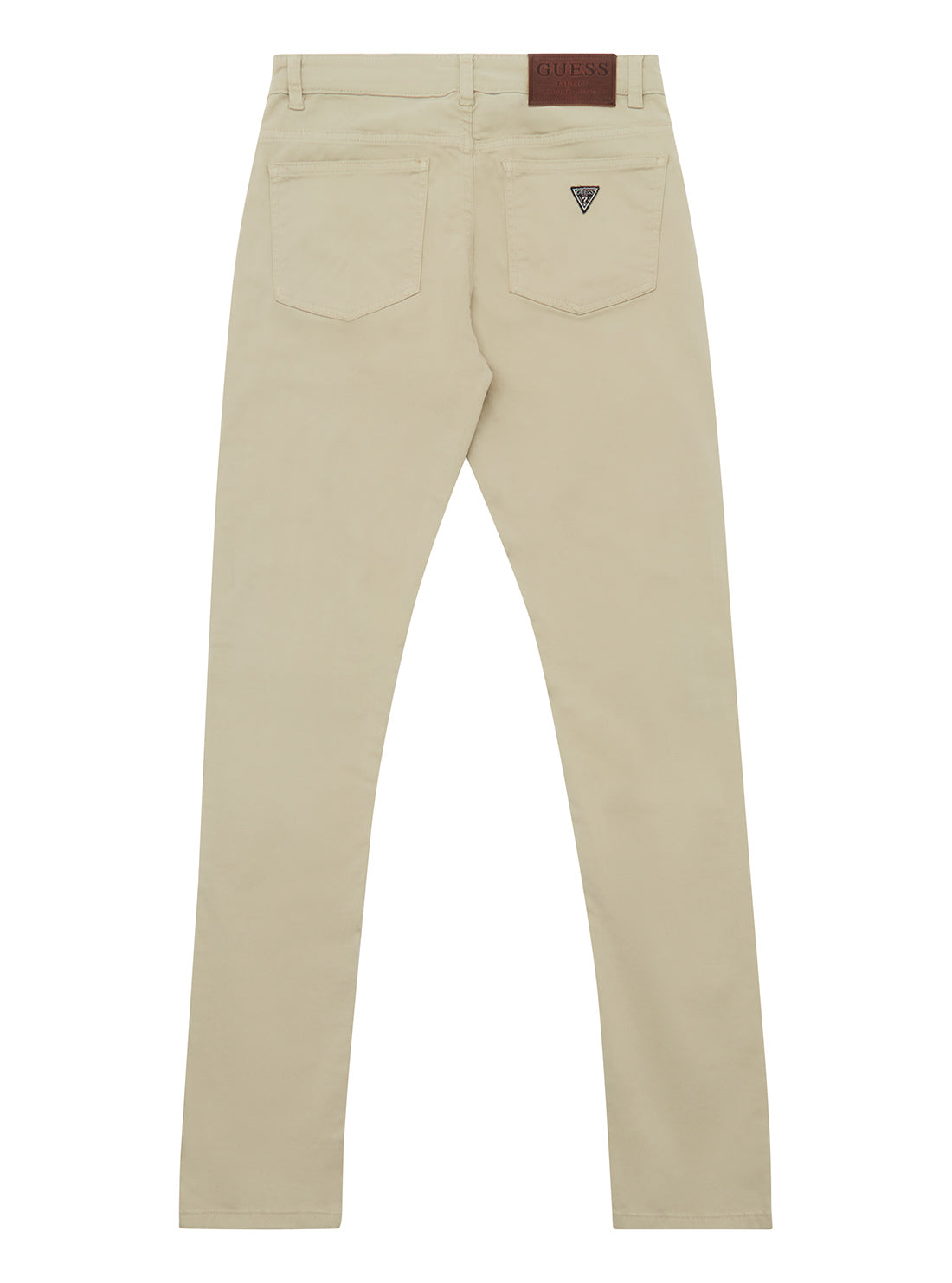 GUESS Big Boy Grey Sateen Skinny Pants (7-16) L2RB10WDD52 Back View