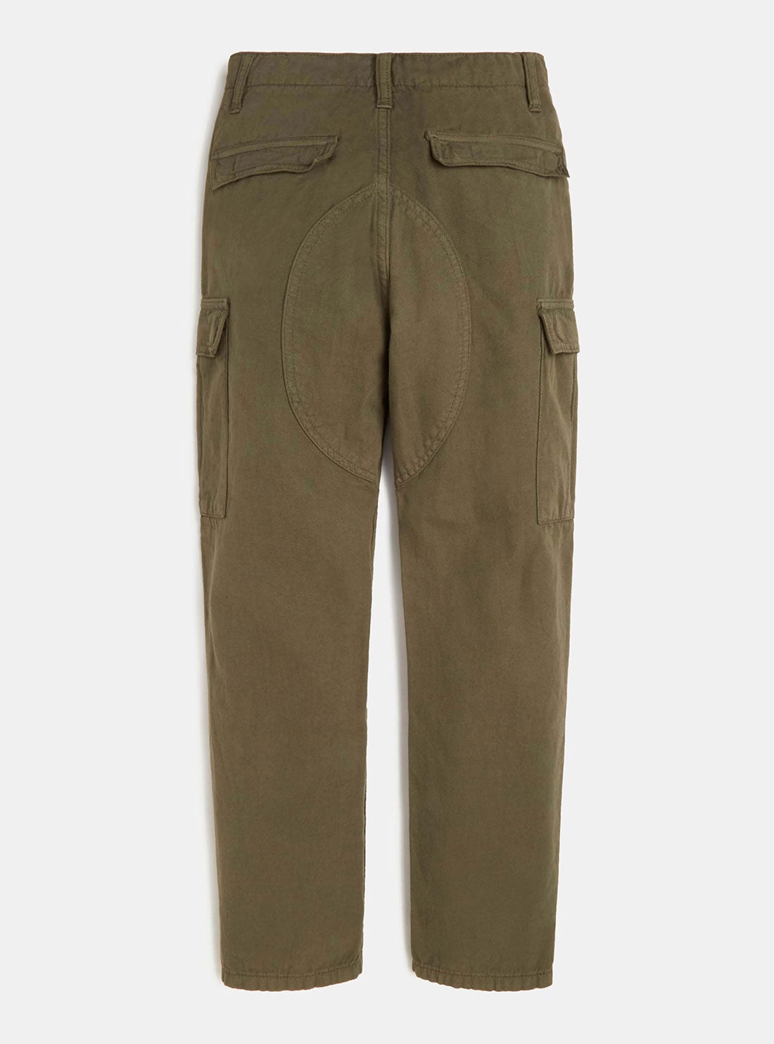 GUESS Big Boy Olive Cargo Pants (7-16) L2GB02WEI63 Back View