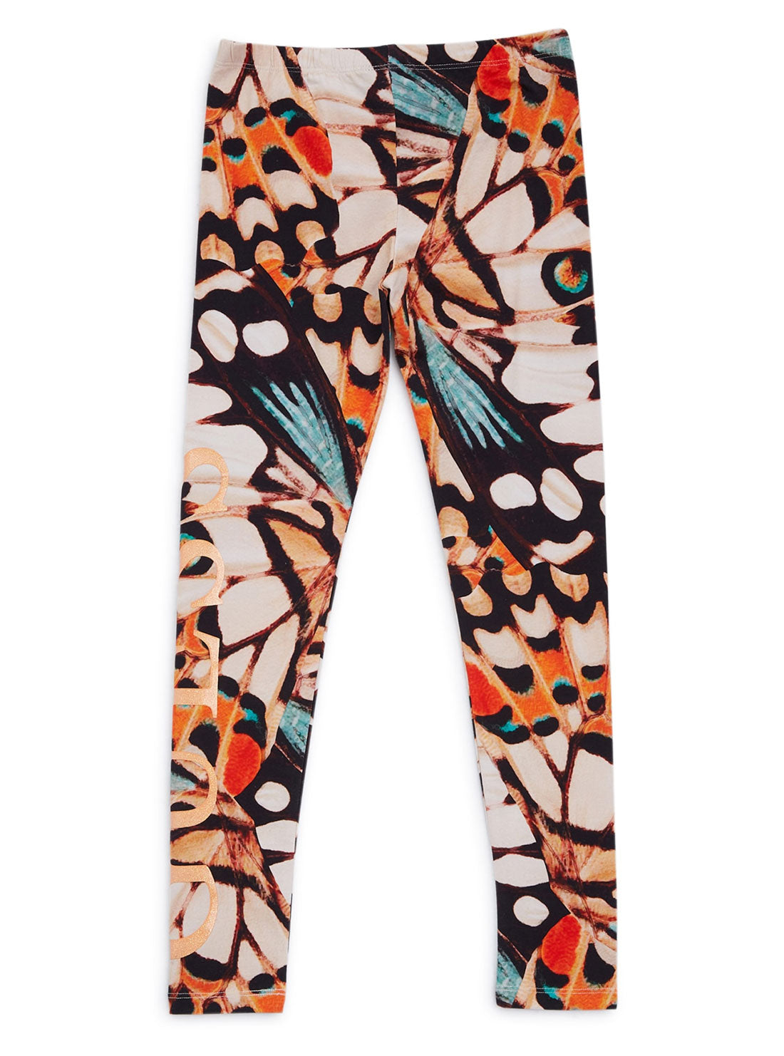 GUESS Big Girl Butterfly Print Leggings (7-16) J2BB02J1313 Front View