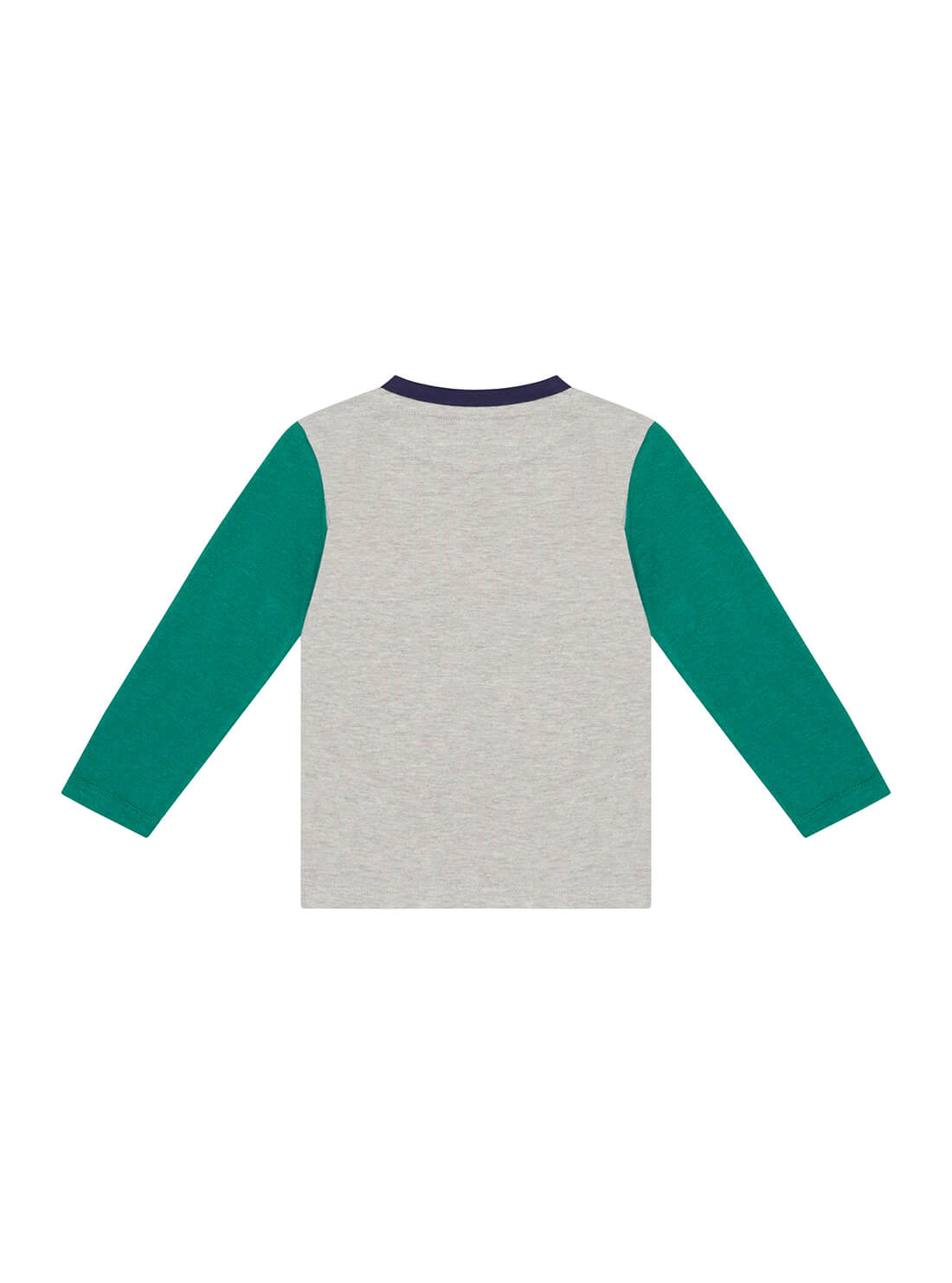 GUESS Kids Boys Grey Combo Green Logo T-Shirt (3-18m) I1BI01KAV20 Back View