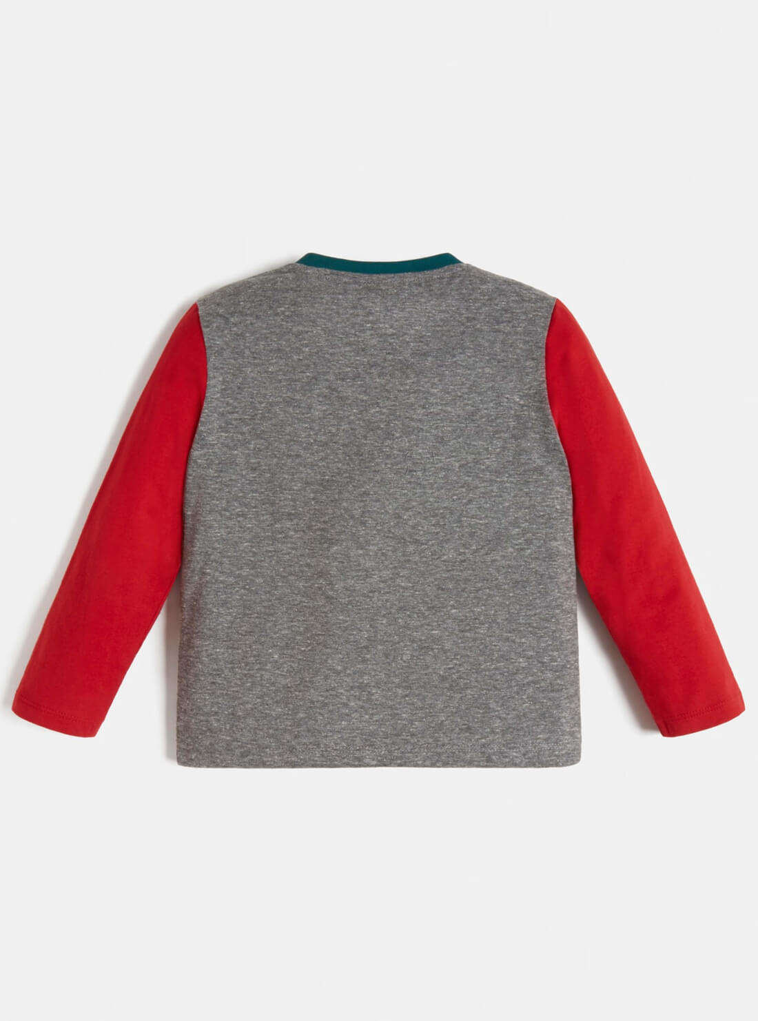 GUESS Little Boys Grey Red Mountain Logo T-Shirt (2-7) N1BI24KAV10 Back View