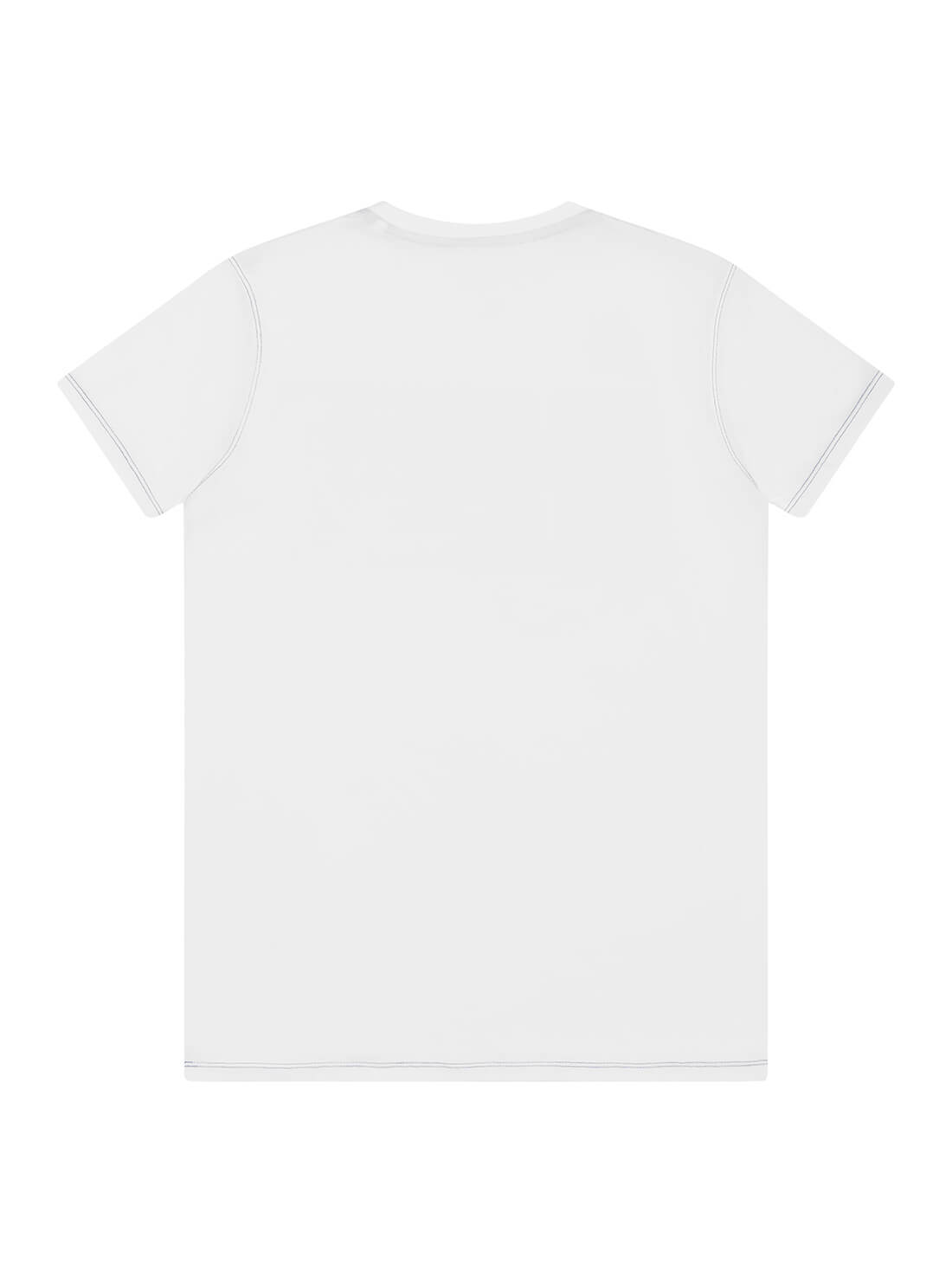 GUESS Big Boy White Graphic Double Logo T-Shirt (7-16) L1BI14I3Z11 Back View