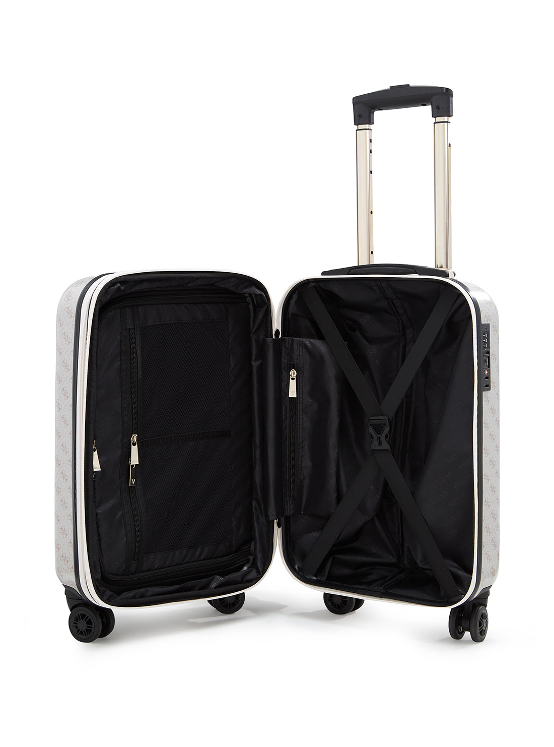 GUESS Dove Logo Jesco 45cm Suitcase H8389983 Inside View