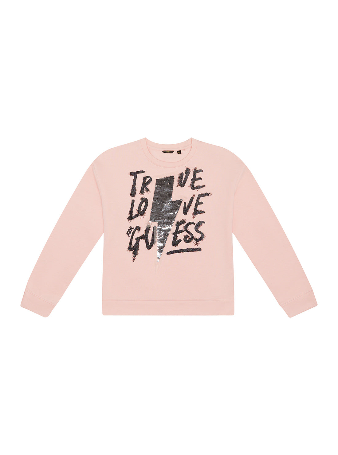 GUESS Big Girls Pink Palm Tree Active T-Shirt (7-16) J1YA07D46Q0 Front View