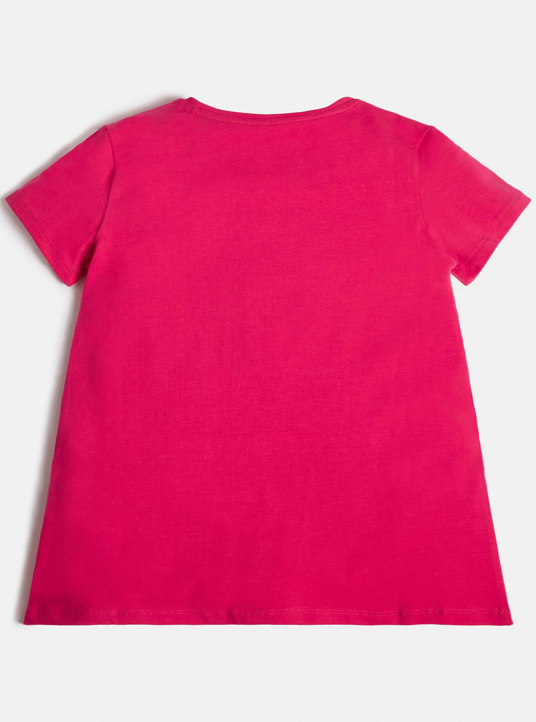 GUESS Big Girls Pink Leopard Logo T-Shirt (7-16) J1BI01J1311 Back View