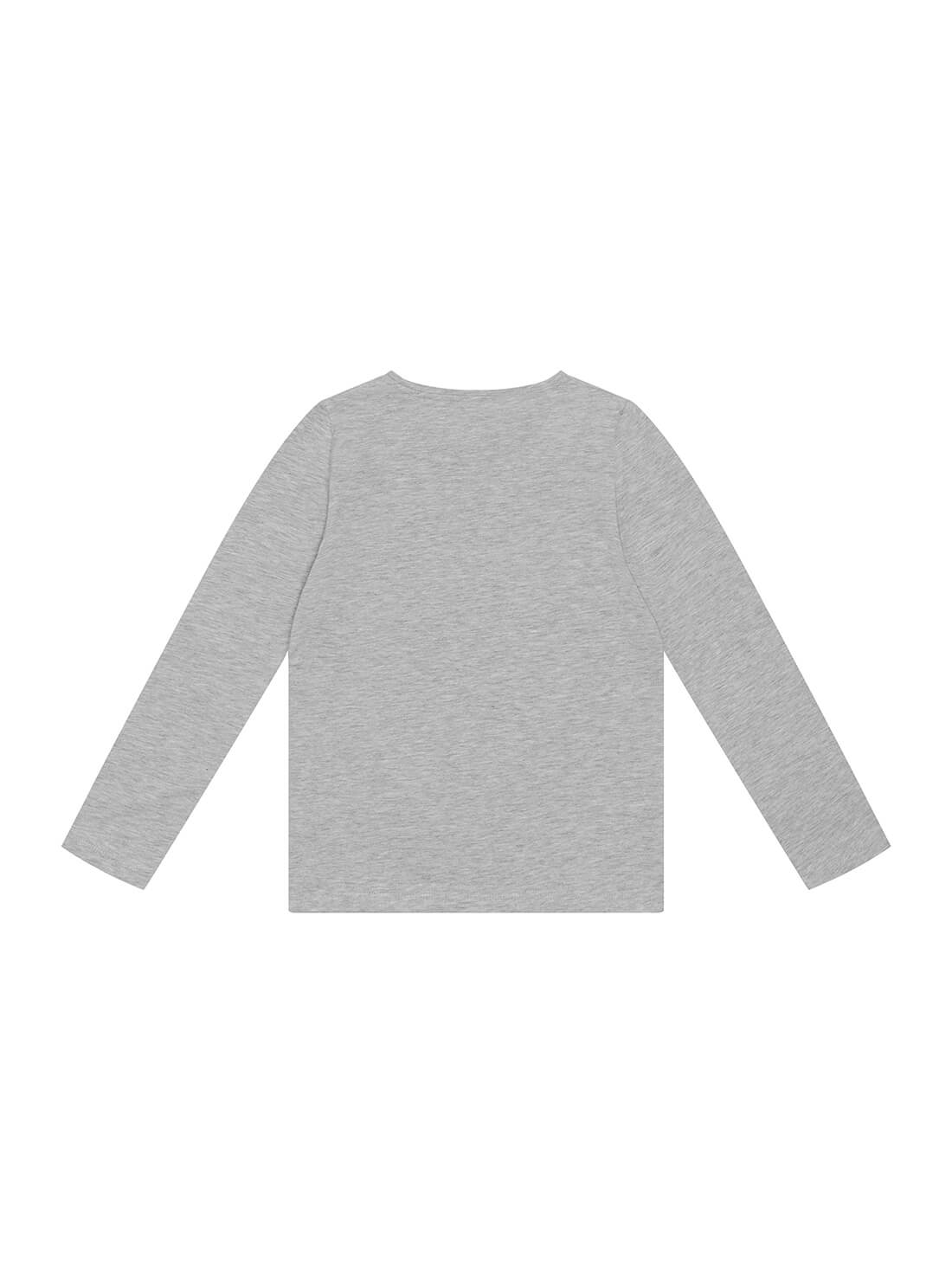 GUESS Light Stone Long Sleeve Logo Girls T-Shirt (2-7) Back View