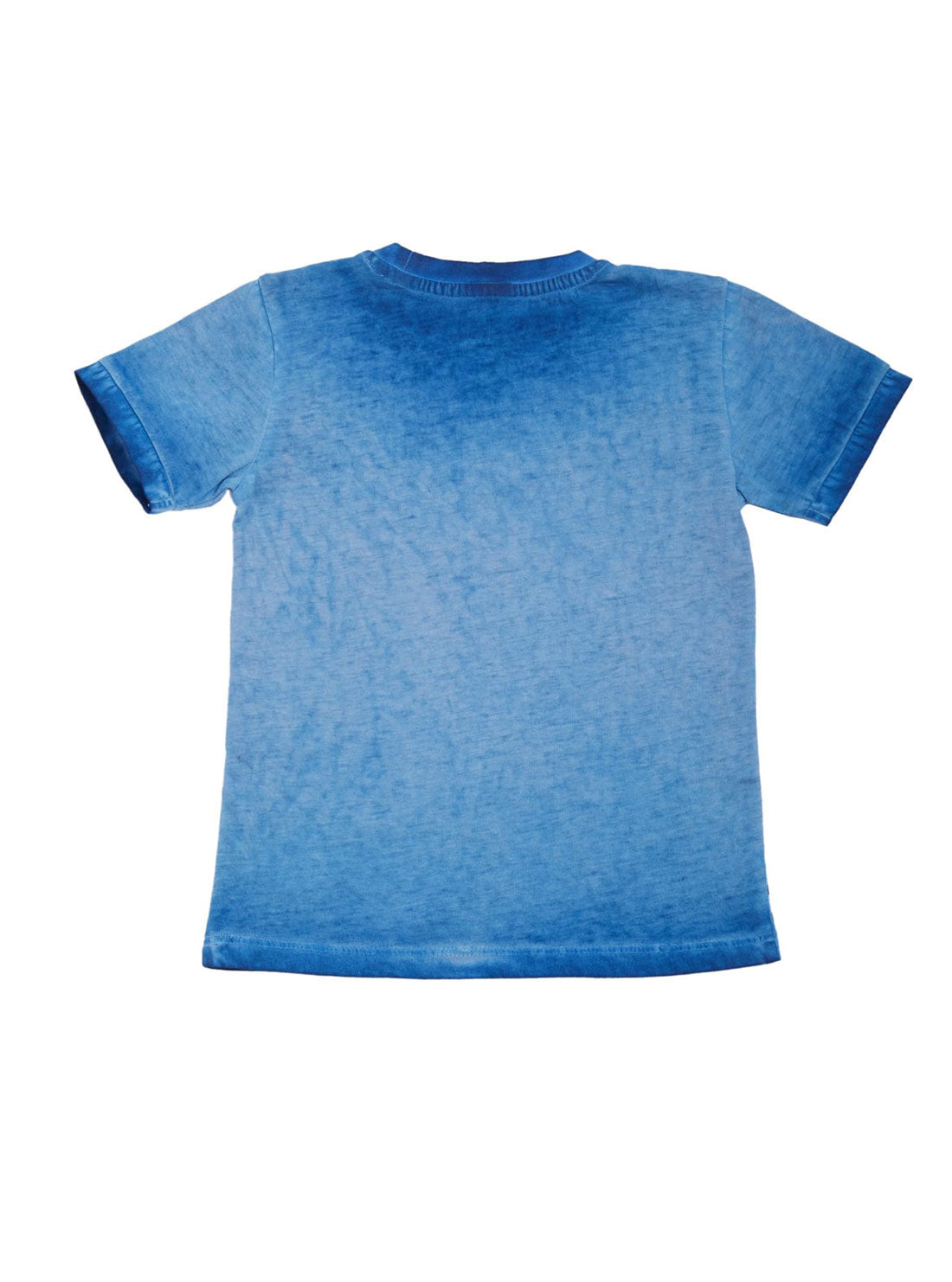 GUESS Little Boy  Blue Palm Print Logo T-Shirt (2-7) N2GI17K5M20 Back View