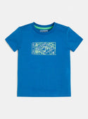 GUESS Little Boy Blue Tree Logo T-Shirt (2-7) N2GI14K8HM0 Front View