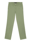 GUESS Little Boy Green Sateen Chino Pants (2-7) N2GB01WEHX3 Front View