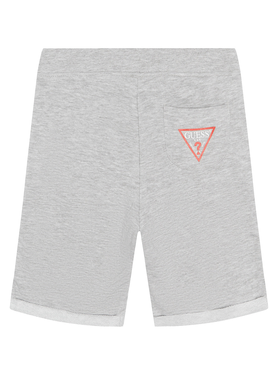 GUESS Little Boy Grey Active Shorts (2-7) N93Q18KAUG0 Back View