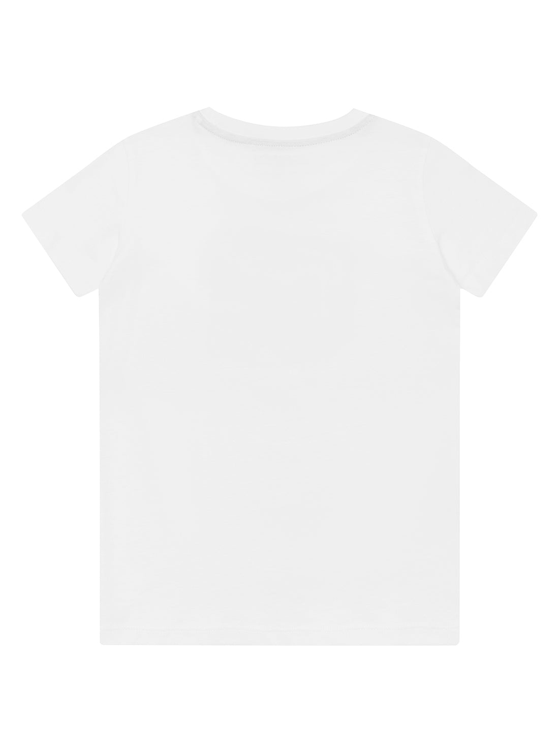 GUESS Little Boy White Cube Logo T-Shirt (2-7) N2YI00K8HM0 Back View