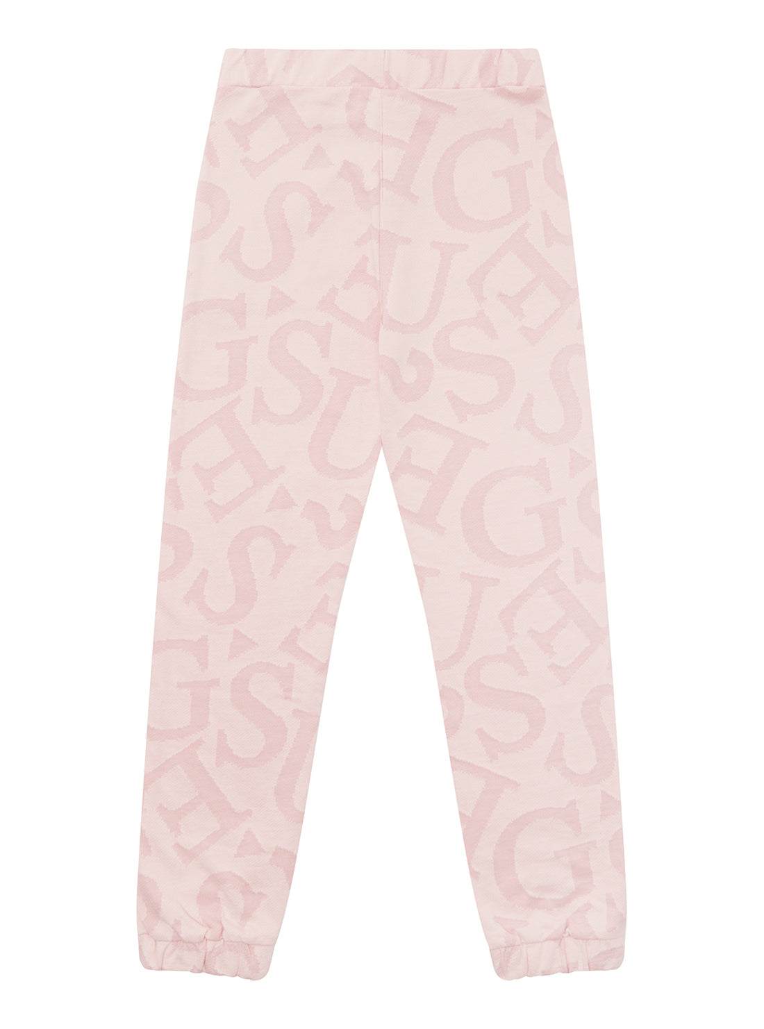 GUESS Little Girl Ballet Pink Logo Leggings (2-7) K2YQ12KB8K3 Back View