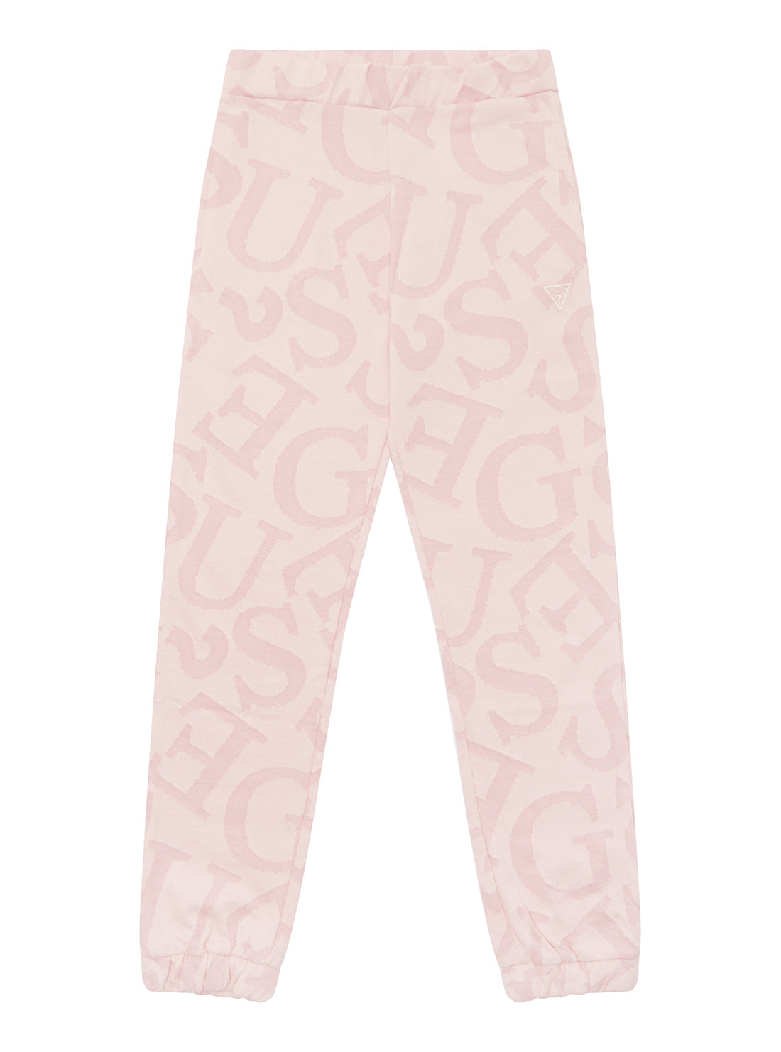 GUESS Little Girl Ballet Pink Logo Leggings (2-7) K2YQ12KB8K3 Front View
