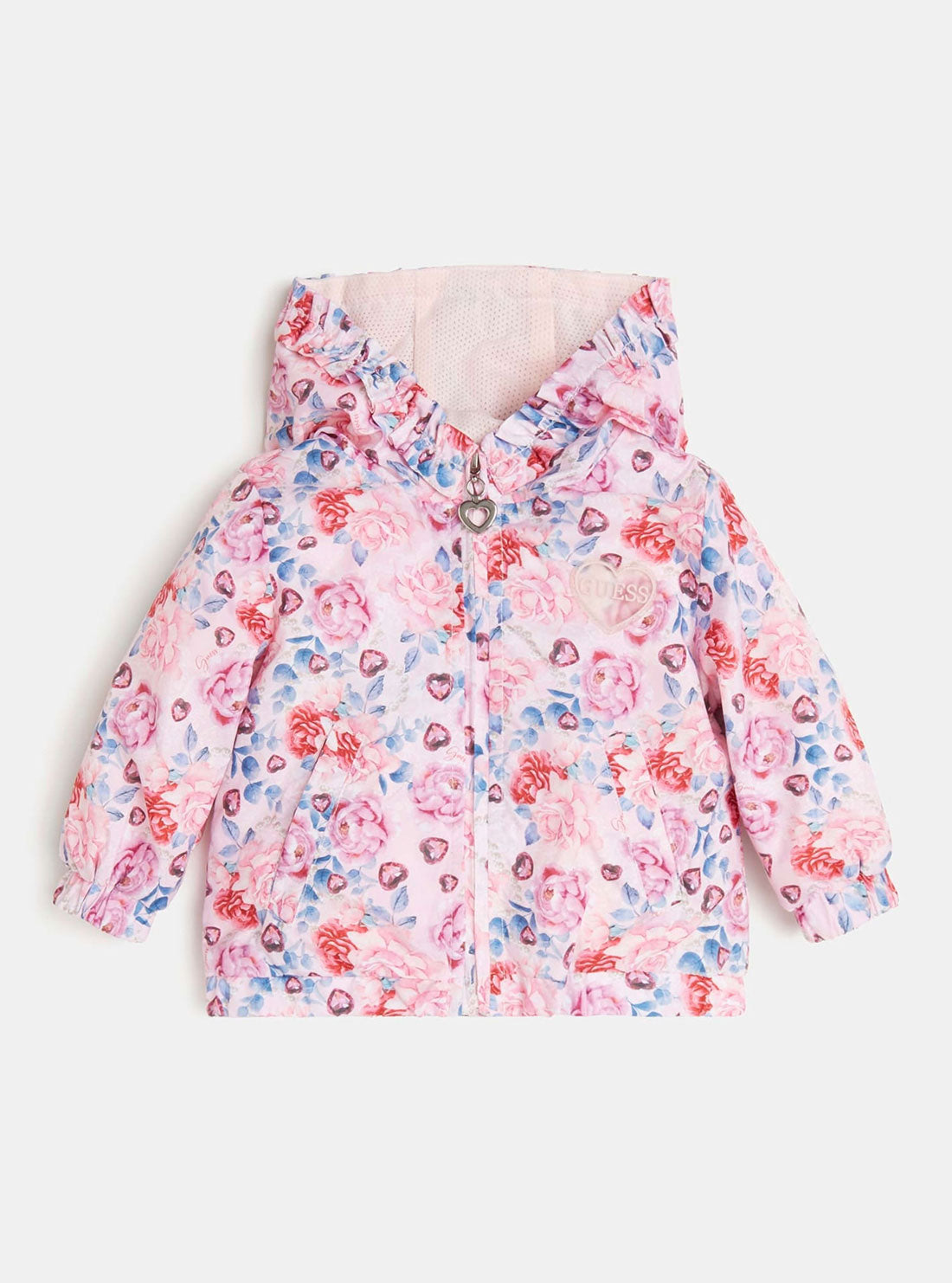 Flower Pink Print Jacket (2-7)