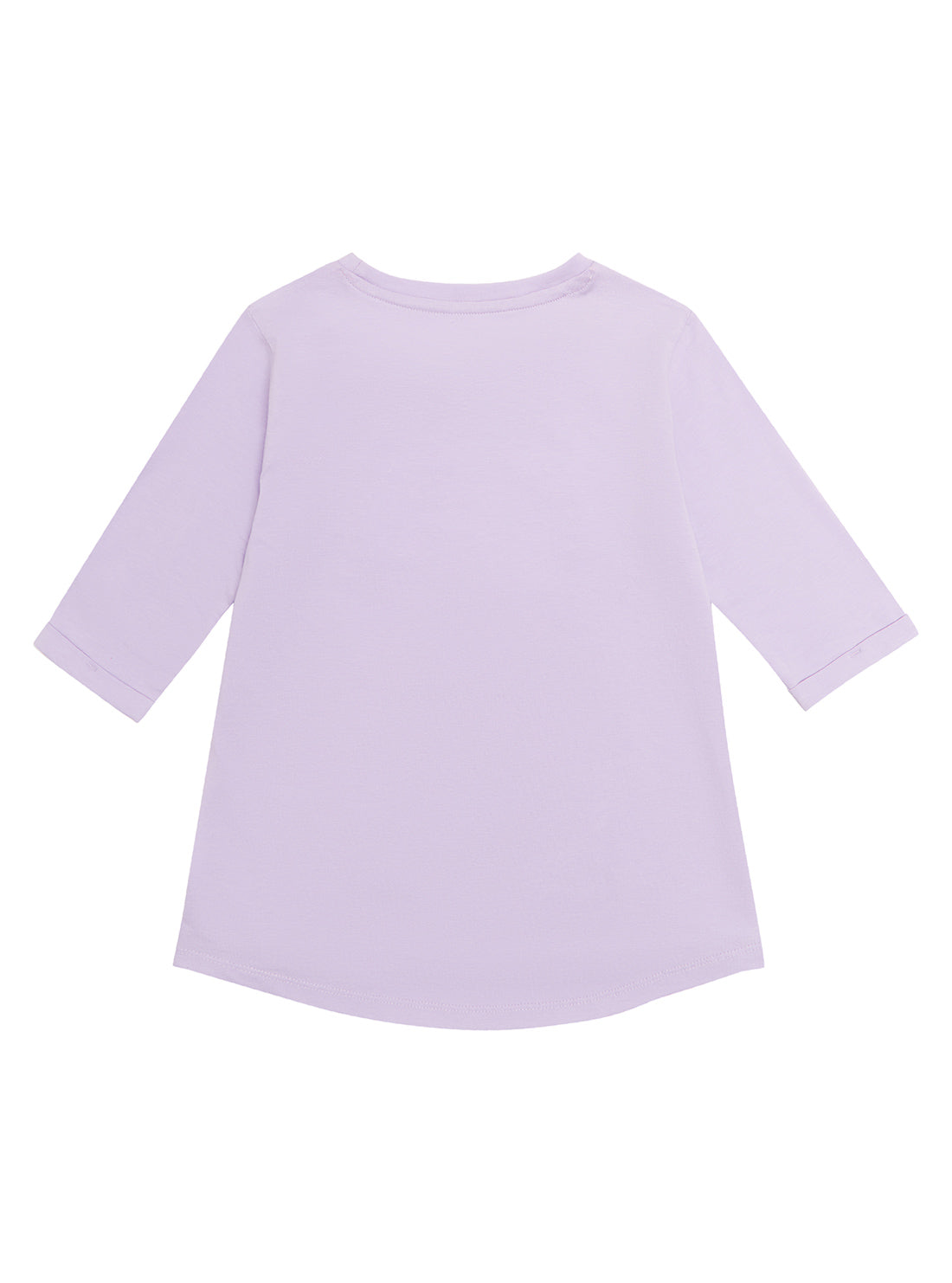 GUESS Little Girl Lilac Logo T-Shirt (2-7) K2YI17KAPO0 Back View