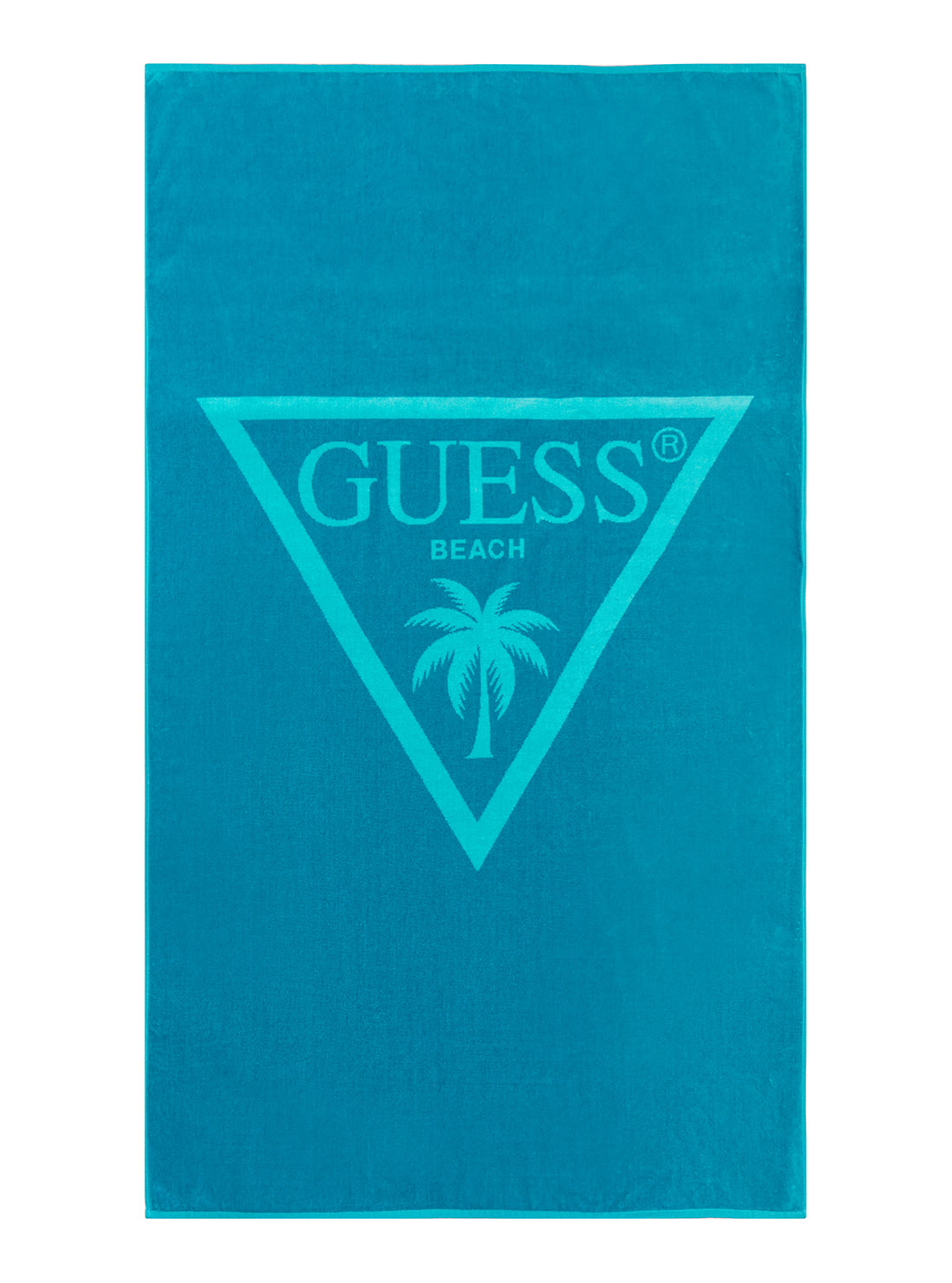 Blue Logo Beach Towel