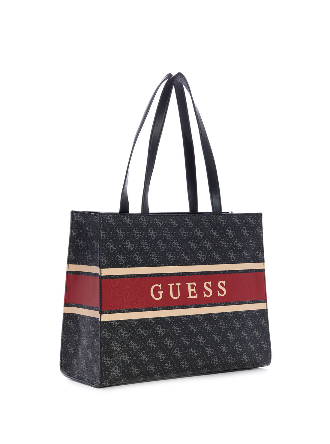 Red Black Logo Monique Tote