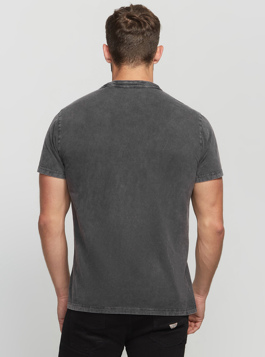 GUESS Men's Black Doriano T-Shirt M2BI88KA260 Back View