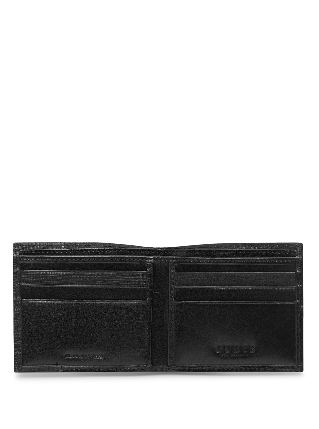 Black Saffiano Slimfold Wallet And Card Case