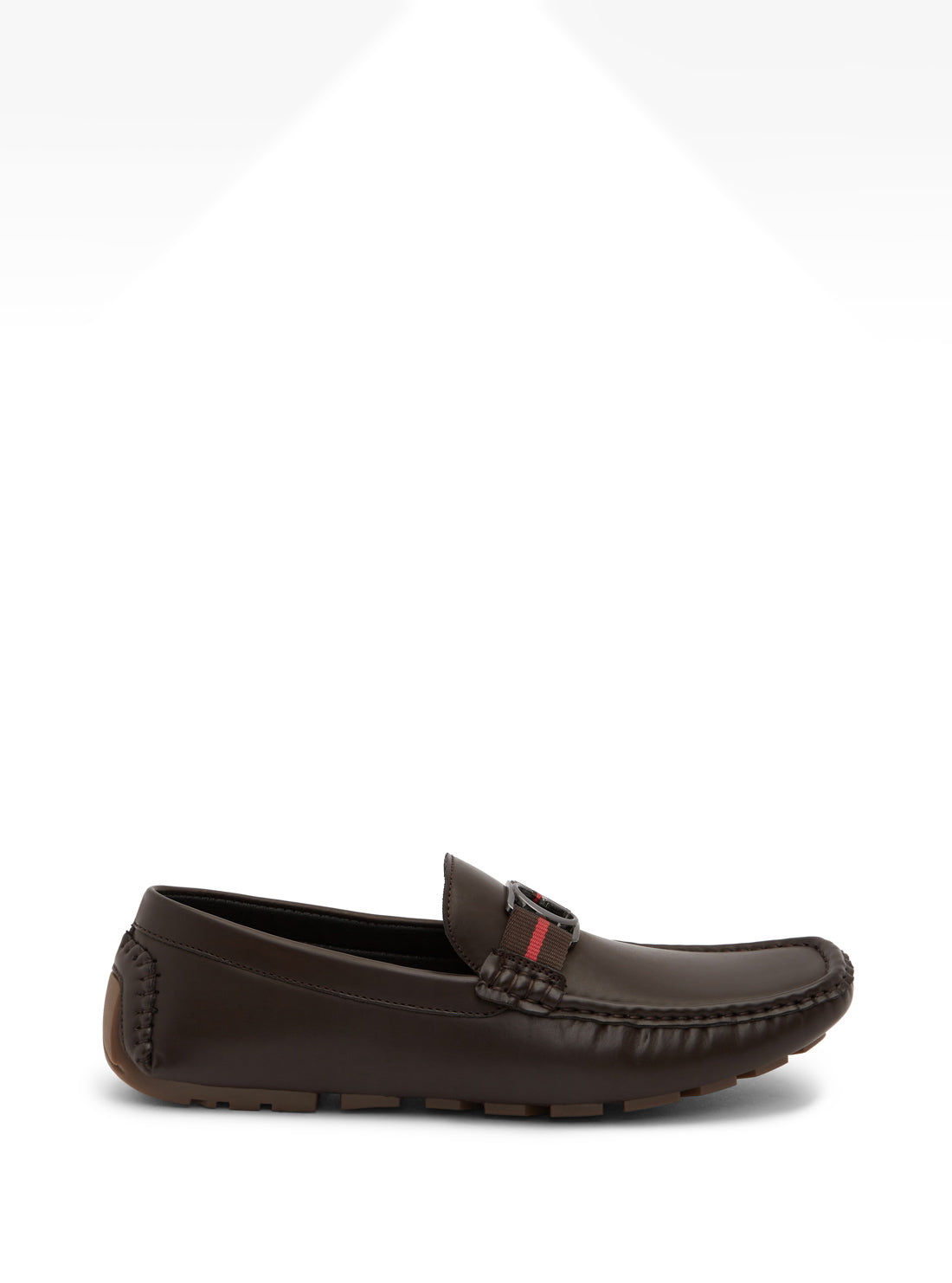 GUESS Men's Brown Askers Loafers ASKERS Side View