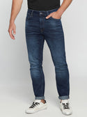 GUESS Men's Low-Rise Regular Fit Drake Denim Jeans In Chosen Wash M2YA37D4MG4 Front View