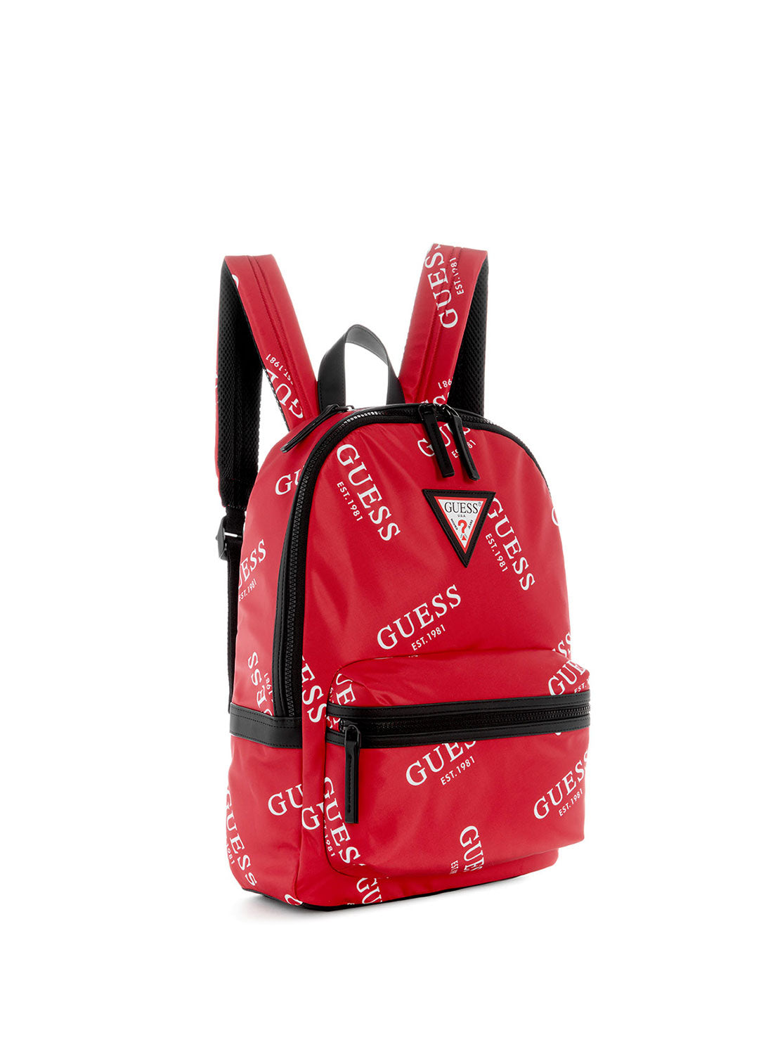 GUESS Men's Red Logo Originals Backpack TL703198 Front Side View