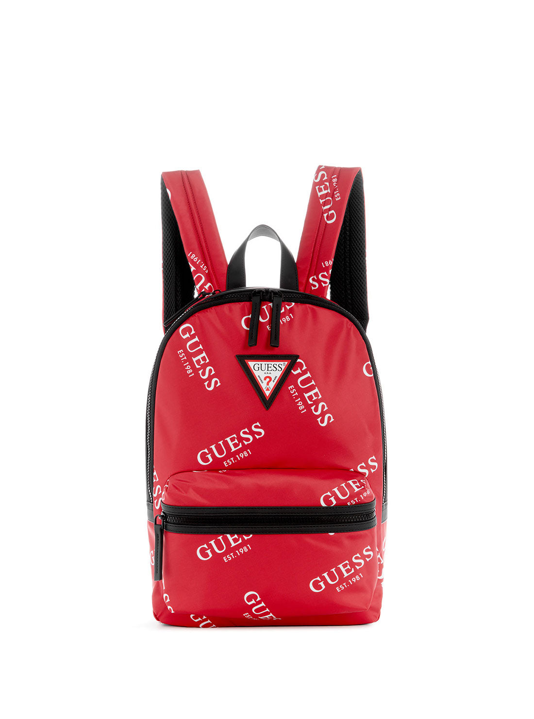 GUESS Men's Red Logo Originals Backpack TL703198 Front View