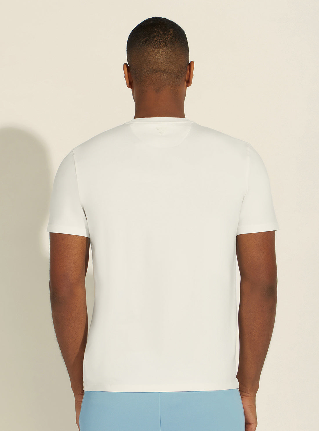 GUESS Mens Eco White Jarvis Active T-Shirt Z2GI03J1311 Back View