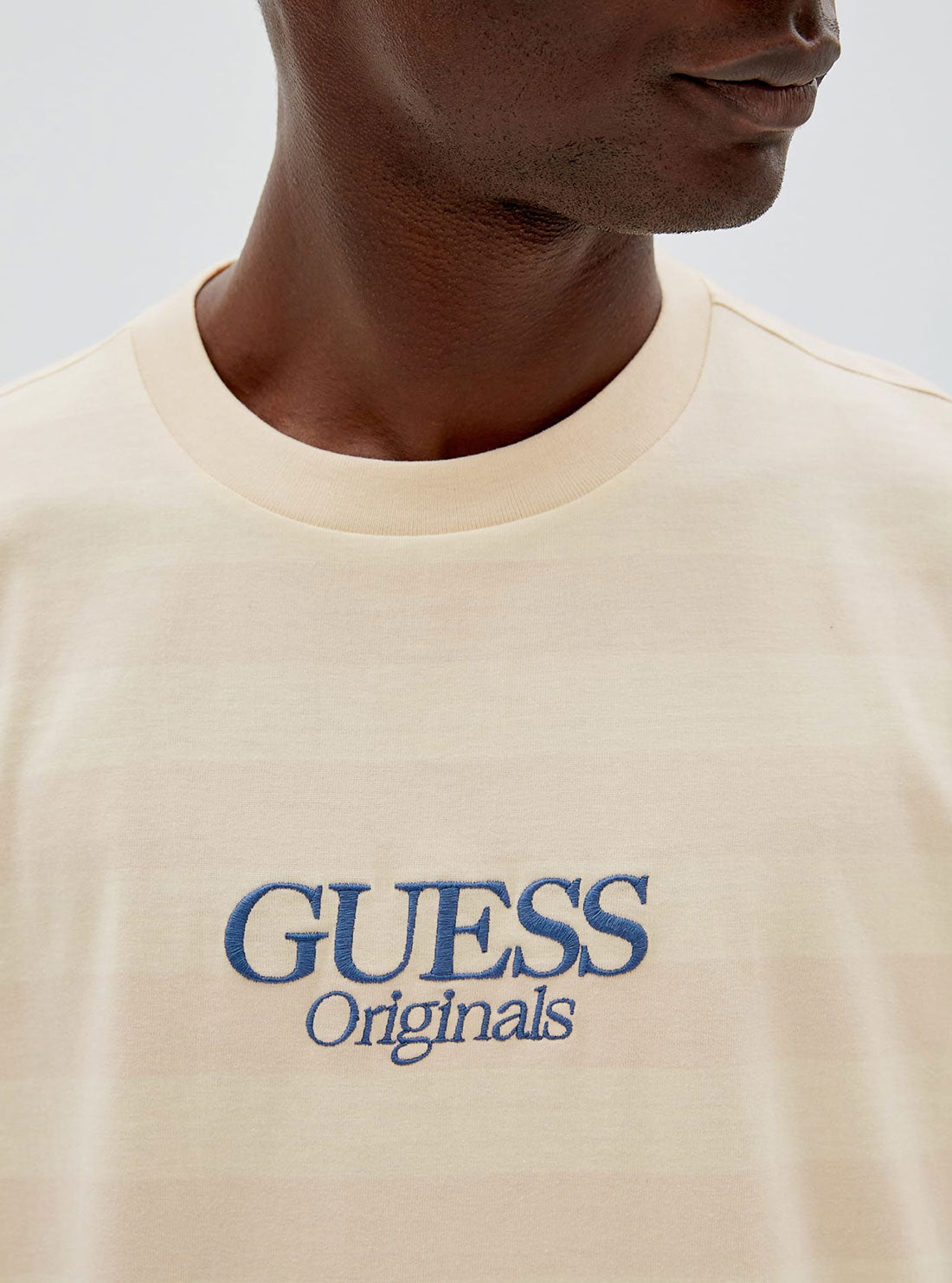 GUESS Originals Yellow Reid Striped T-Shirt